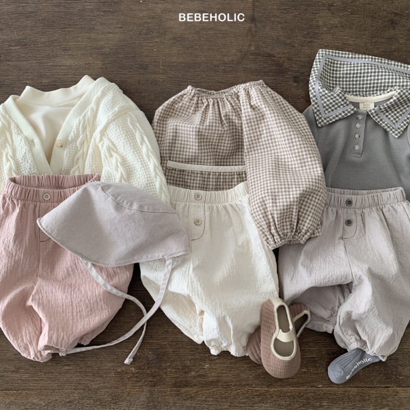 Bebe Holic - Korean Baby Fashion - #babyboutiqueclothing - Square Cotton Pants