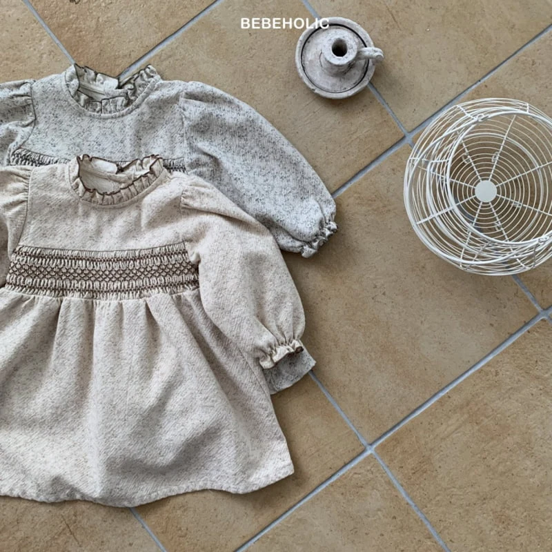 Bebe Holic - Korean Baby Fashion - #babyboutiqueclothing - Smocked Frill One-piece - 9