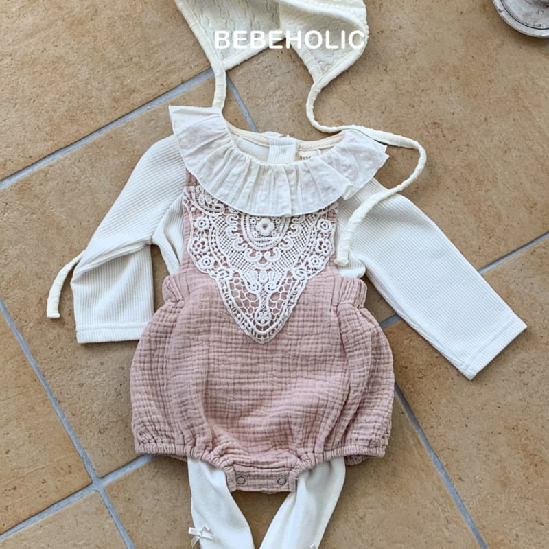 Bebe Holic - Korean Baby Fashion - #babyclothing - Mongsil Suspender Bodysuit - 7