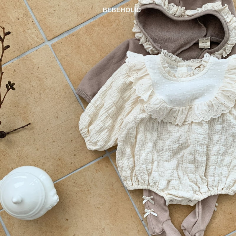 Bebe Holic - Korean Baby Fashion - #babyclothing - Lace Frill Bodysuit - 5