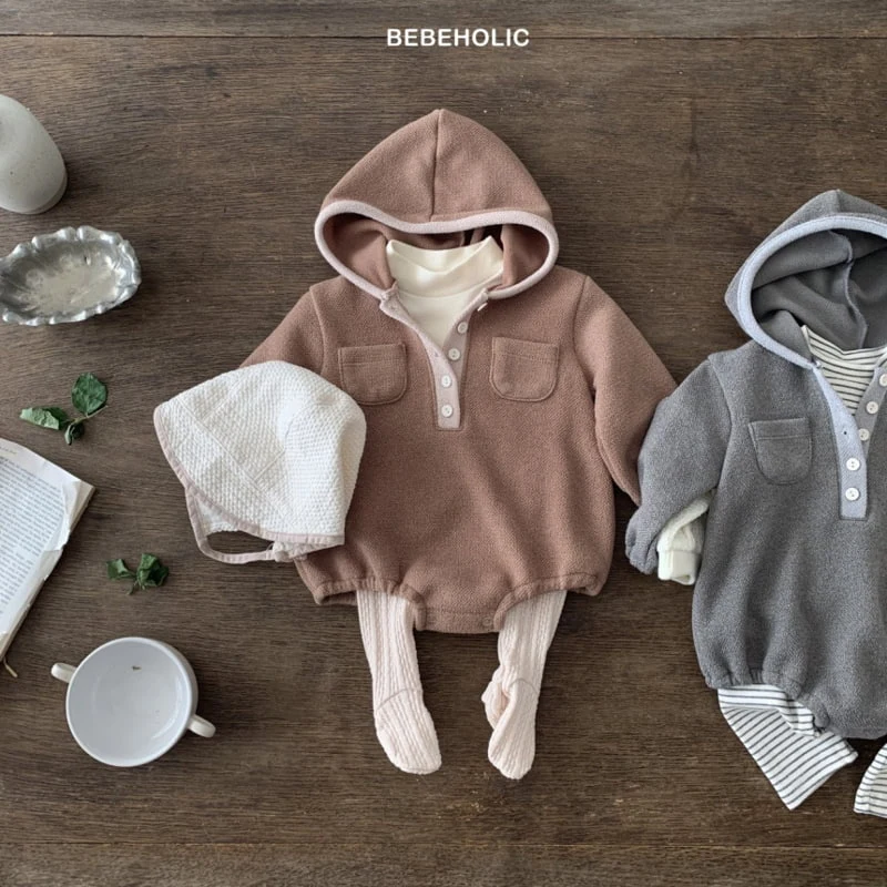 Bebe Holic - Korean Baby Fashion - #babyfashion - Venus Hood Bodysuit - 3