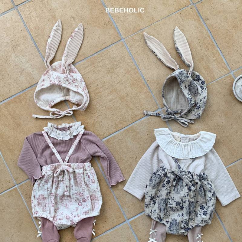 Bebe Holic - Korean Baby Fashion - #babyfashion - Rabbit Bonnet Bloomer Set