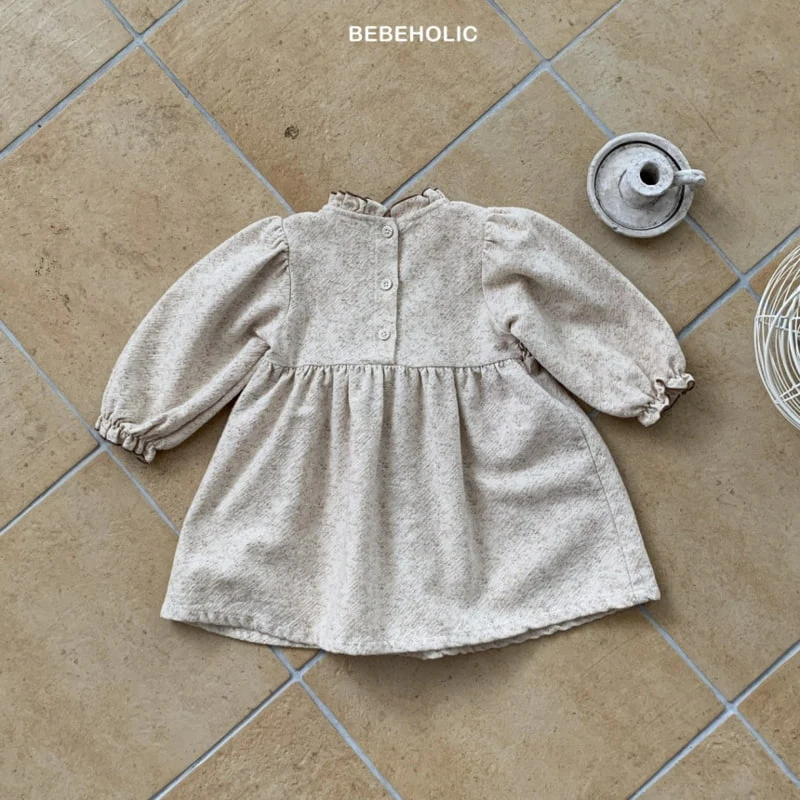 Bebe Holic - Korean Baby Fashion - #babyfever - Smocked Frill One-piece - 12