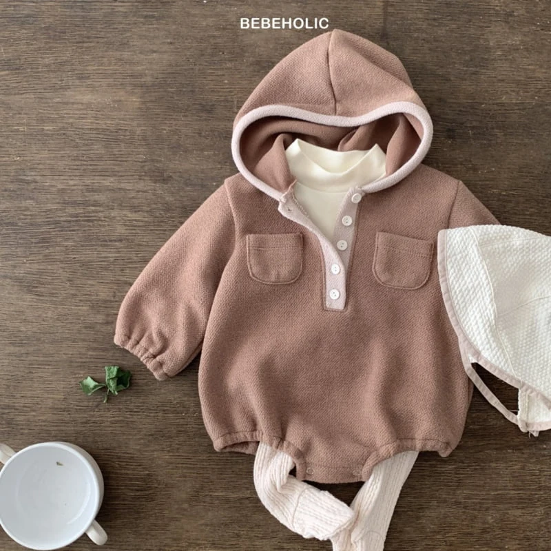 Bebe Holic - Korean Baby Fashion - #babygirlfashion - Venus Hood Bodysuit - 5