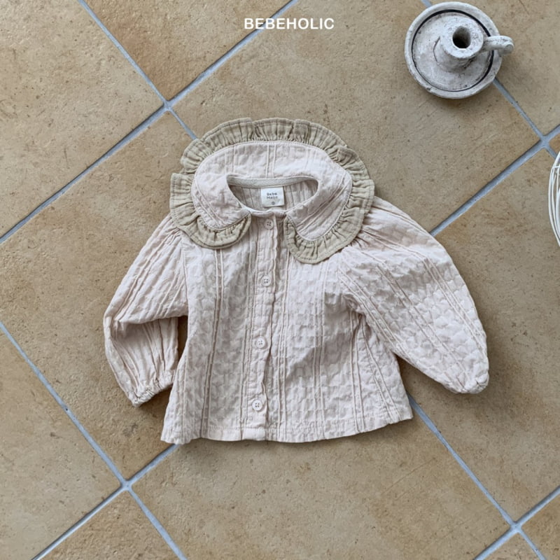 Bebe Holic - Korean Baby Fashion - #babylifestyle - Frill Collar Blouse - 9