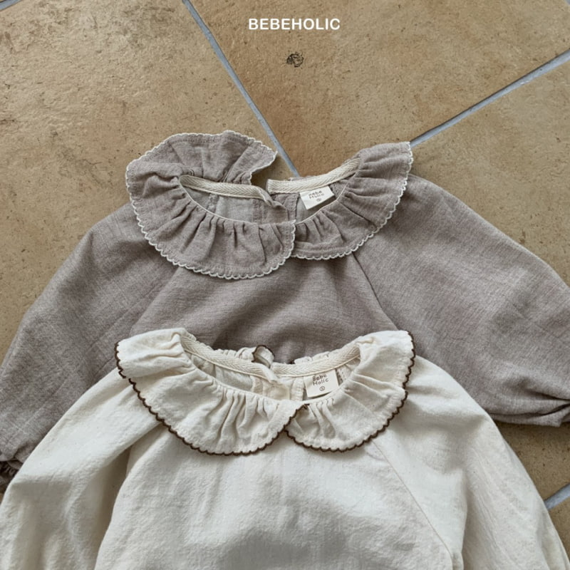 Bebe Holic - Korean Baby Fashion - #babylifestyle - Double Frill Blouse - 8