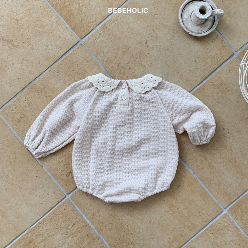 Bebe Holic - Korean Baby Fashion - #babylifestyle - Embo Knit Bodysuit - 8