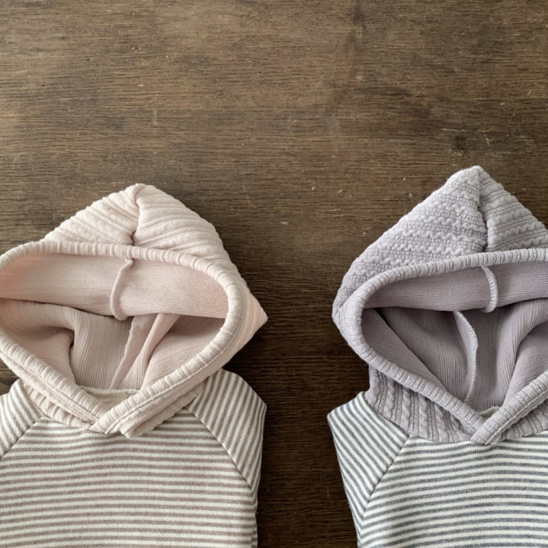 Bebe Holic - Korean Baby Fashion - #babyoninstagram - Colored Hood Bodysuit - 8