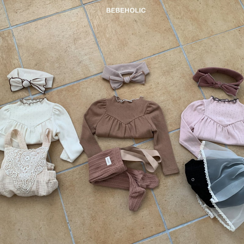 Bebe Holic - Korean Baby Fashion - #babyoninstagram - V Shirring Tee