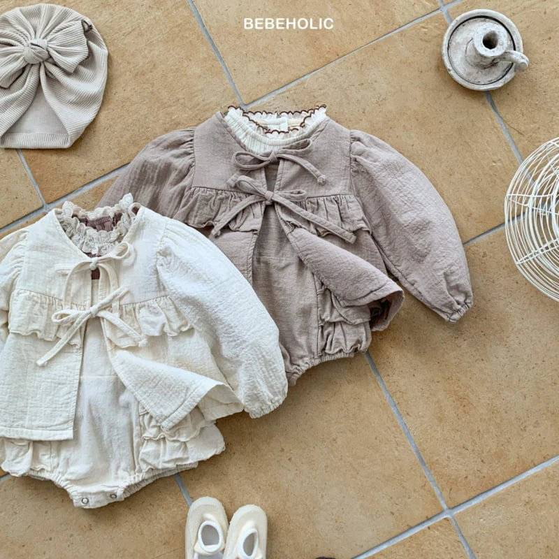 Bebe Holic - Korean Baby Fashion - #babyoninstagram - Ribbon Cardigan