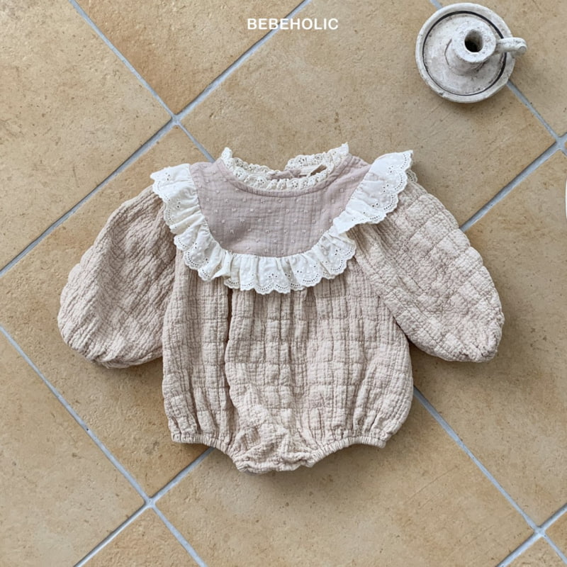 Bebe Holic - Korean Baby Fashion - #babyoninstagram - Lace Frill Bodysuit - 10