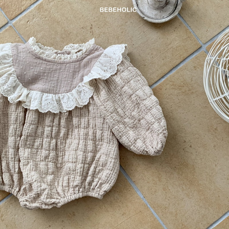 Bebe Holic - Korean Baby Fashion - #babyootd - Lace Frill Bodysuit - 11