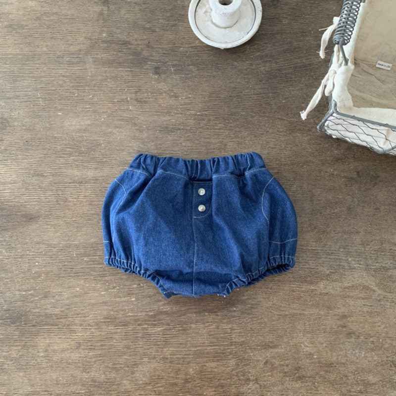 Bebe Holic - Korean Baby Fashion - #babyoutfit - Denim Bloomer - 10