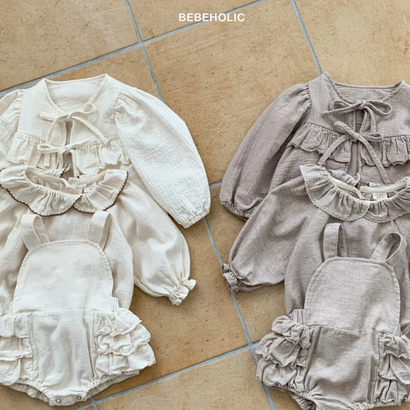 Bebe Holic - Korean Baby Fashion - #babyoutfit - Ribbon Cardigan - 3