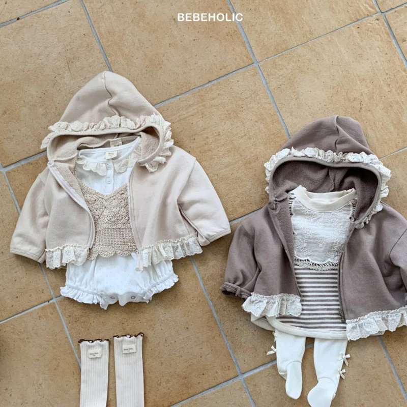 Bebe Holic - Korean Baby Fashion - #babyoutfit - Cutie Hoodie Zip-up