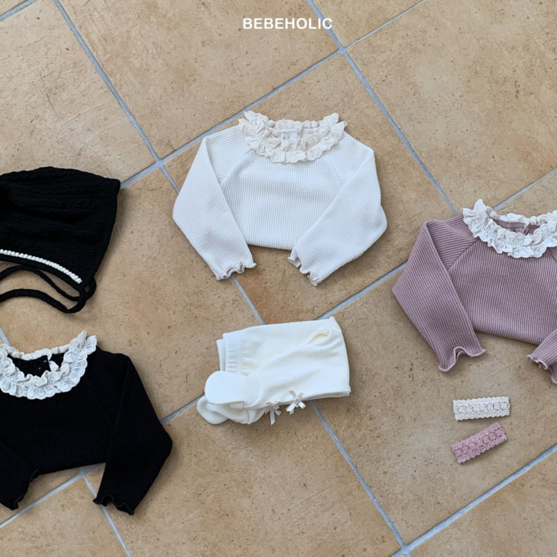 Bebe Holic - Korean Baby Fashion - #babywear - Heart Lace Tee - 3