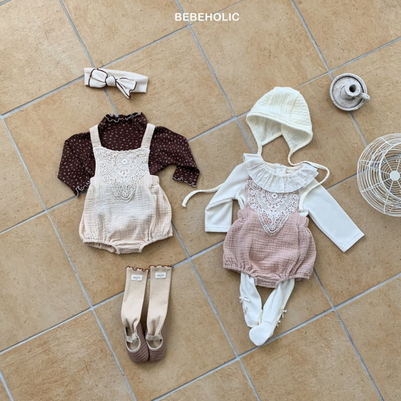 Bebe Holic - Korean Baby Fashion - #babywear - Mongsil Suspender Bodysuit