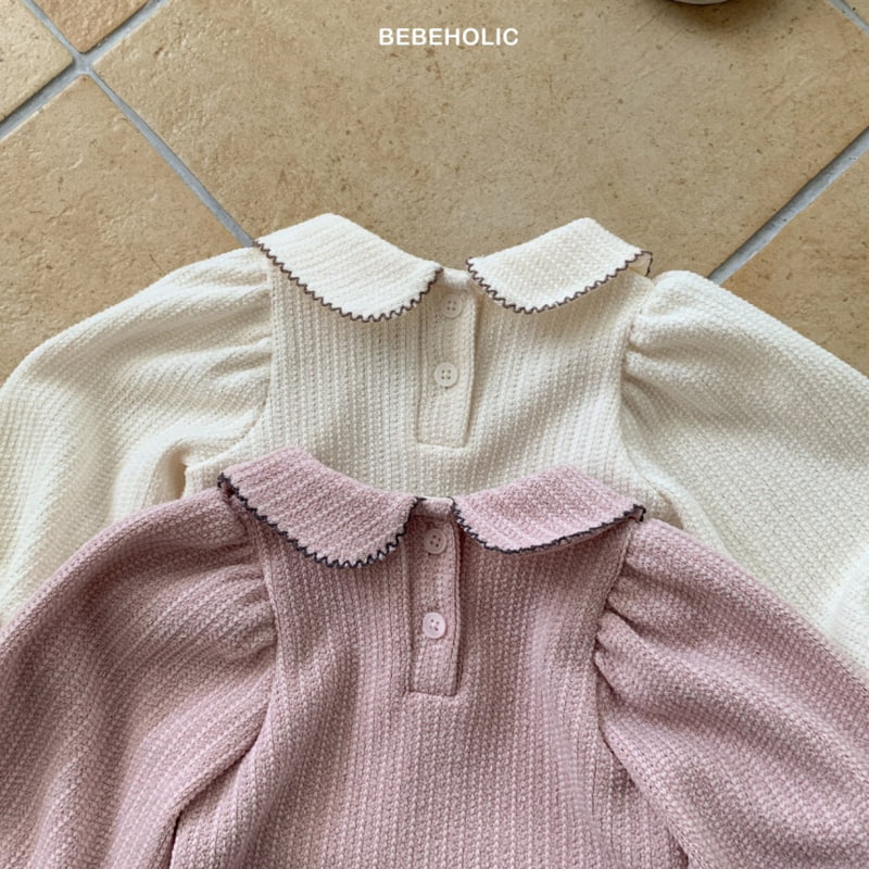 Bebe Holic - Korean Baby Fashion - #onlinebabyboutique - Pin Coat Collar Tee - 7