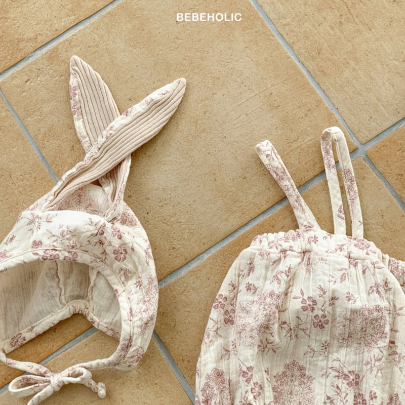 Bebe Holic - Korean Baby Fashion - #onlinebabyboutique - Rabbit Bonnet Bloomer Set - 10