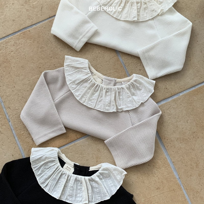 Bebe Holic - Korean Baby Fashion - #onlinebabyboutique - Raglan Frill Tee - 4