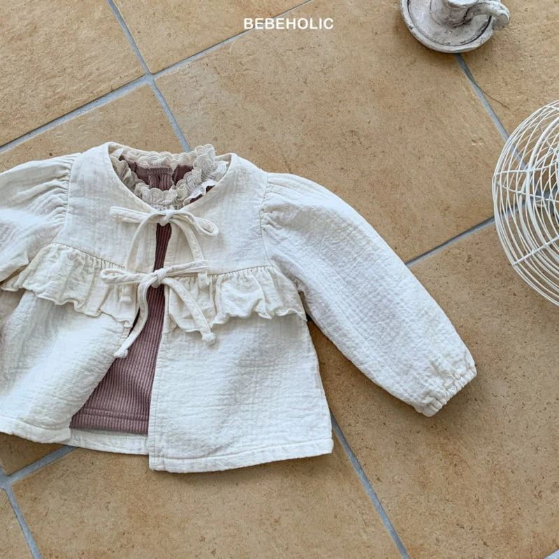 Bebe Holic - Korean Baby Fashion - #onlinebabyshop - Ribbon Cardigan - 7