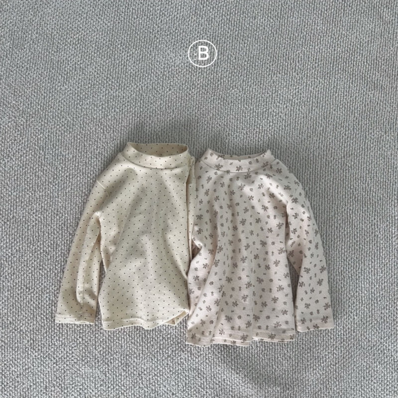 Bella Bambina - Korean Baby Fashion - #babyfashion - Chic Half Turtleneck Tee