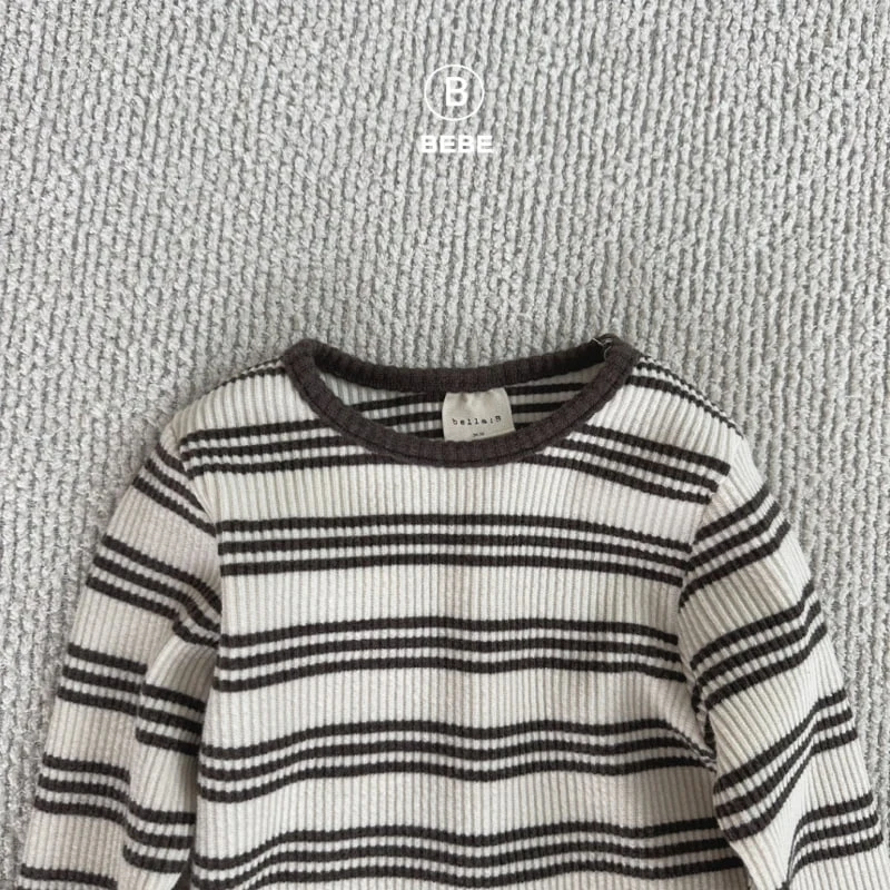 Bella Bambina - Korean Baby Fashion - #babyfever - Bebe Stripe Easywear - 6