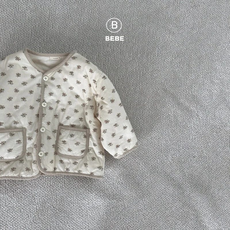 Bella Bambina - Korean Baby Fashion - #babyfever - Bebe Twilt Quilting Jacket - 3