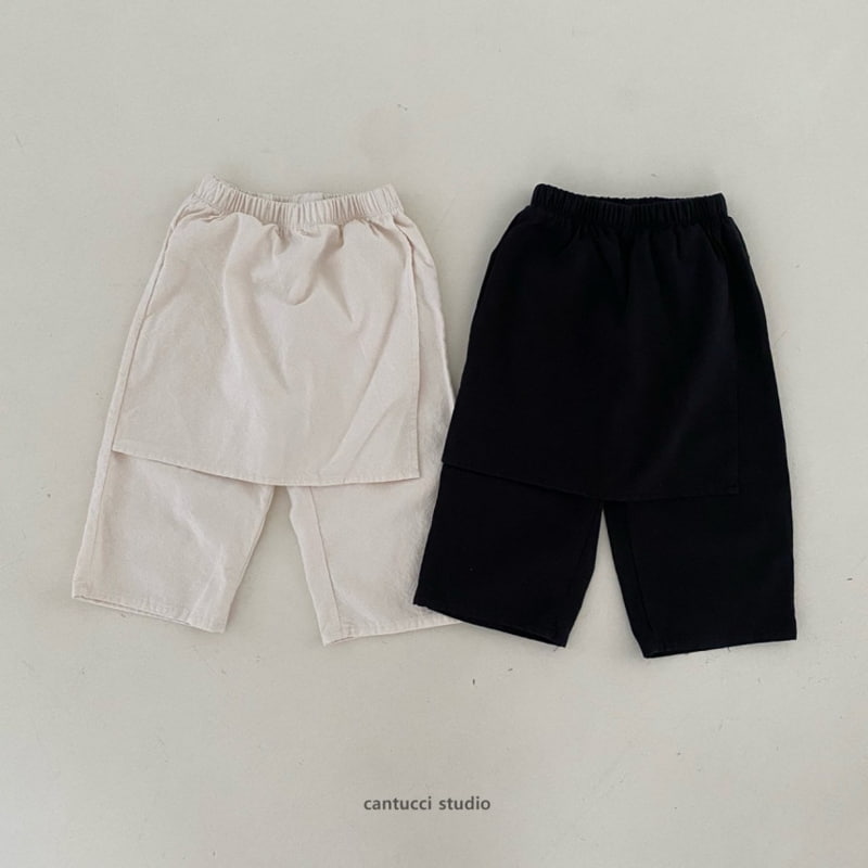 Cantucci Studio - Korean Children Fashion - #childofig - Warp Skirt Pants with Mom