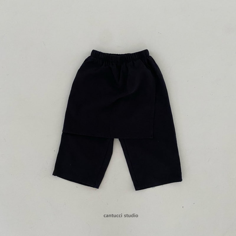 Cantucci Studio - Korean Children Fashion - #childrensboutique - Warp Skirt Pants with Mom - 3