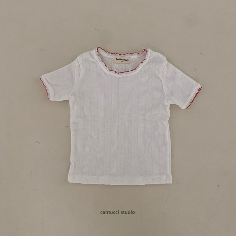 Cantucci Studio - Korean Children Fashion - #fashionkids - Sophie Lace Tee - 2