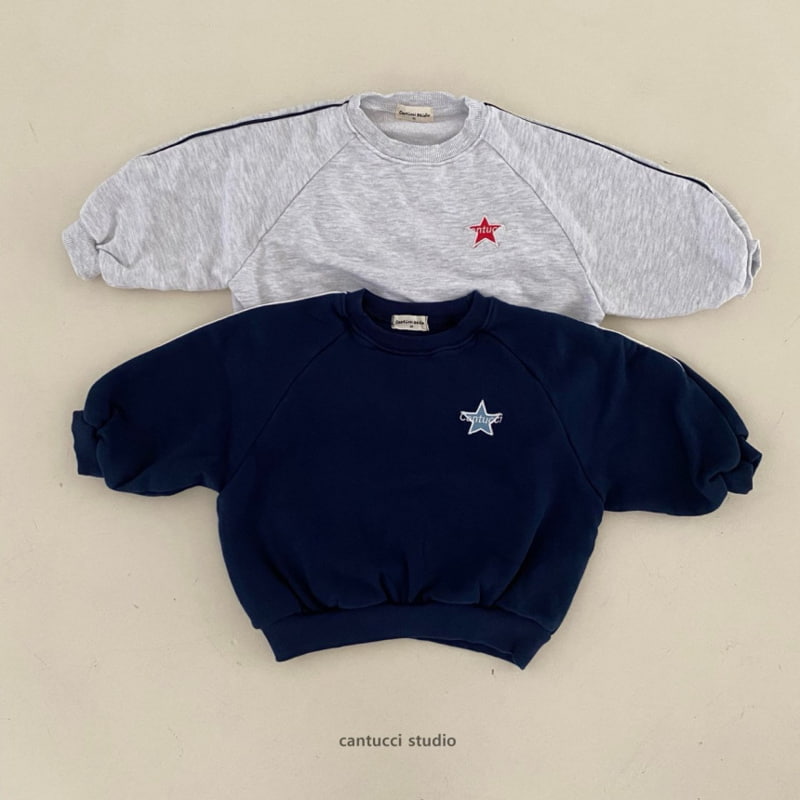 Cantucci Studio - Korean Children Fashion - #fashionkids - Star Embroidery Sweatshirts