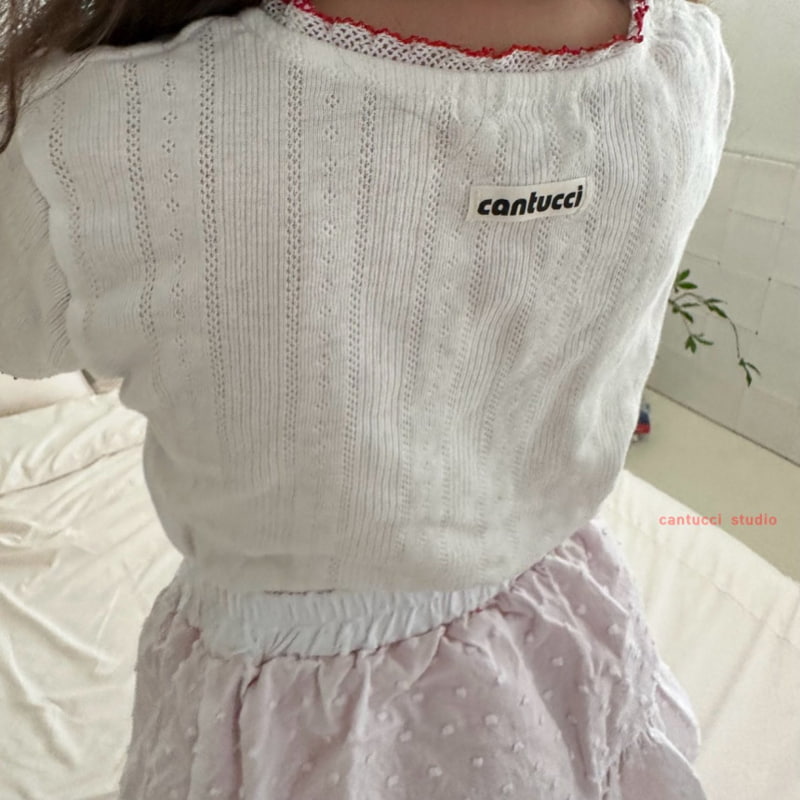 Cantucci Studio - Korean Children Fashion - #prettylittlegirls - Sophie Lace Tee - 10