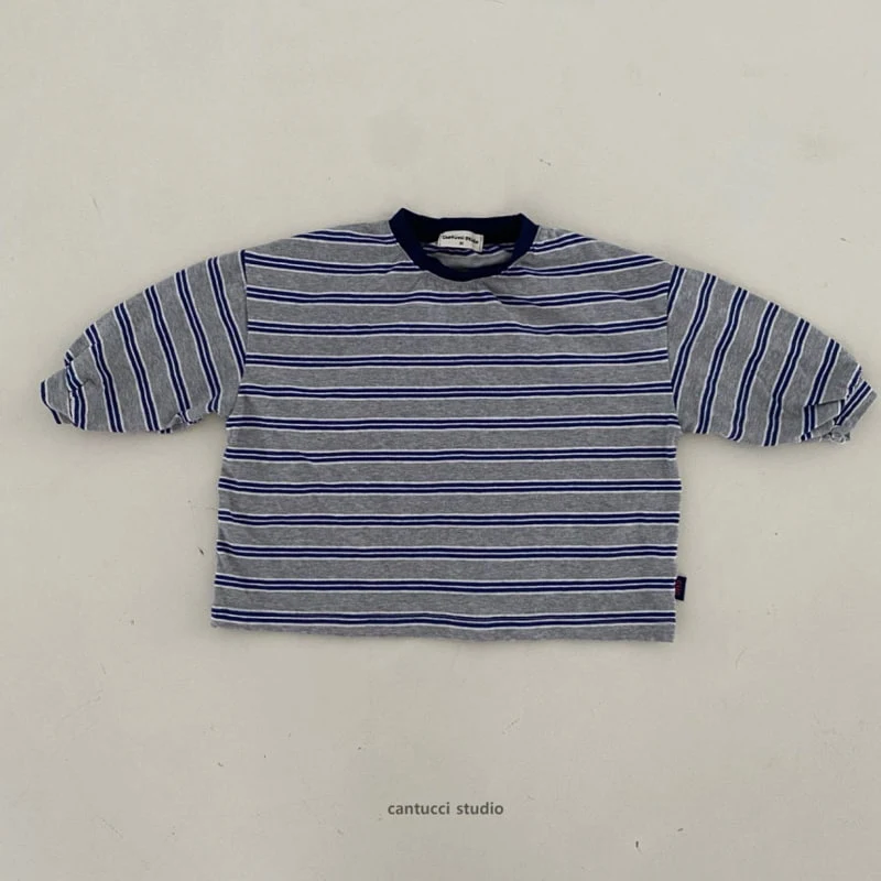 Cantucci Studio - Korean Children Fashion - #stylishchildhood - Saint Stripe Tee with Mom - 3