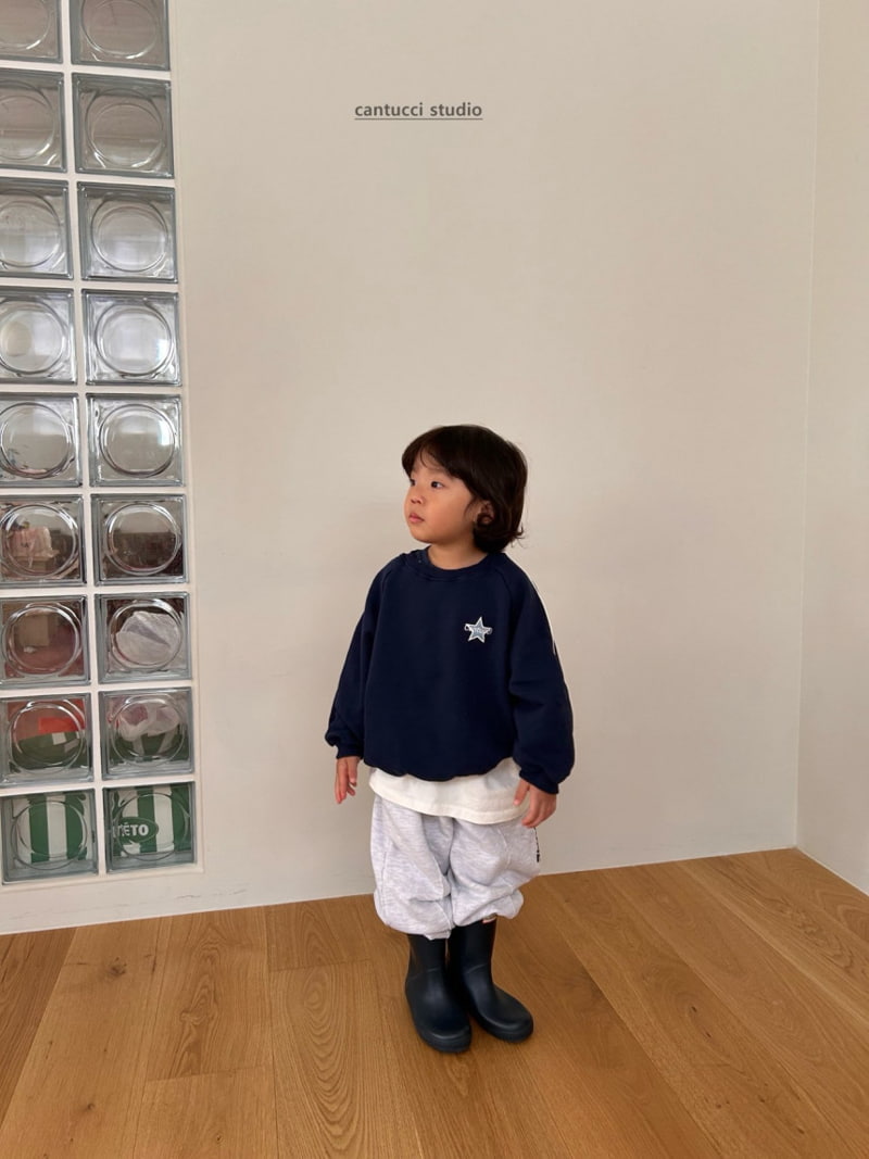 Cantucci Studio - Korean Children Fashion - #todddlerfashion - Star Embroidery Sweatshirts - 10