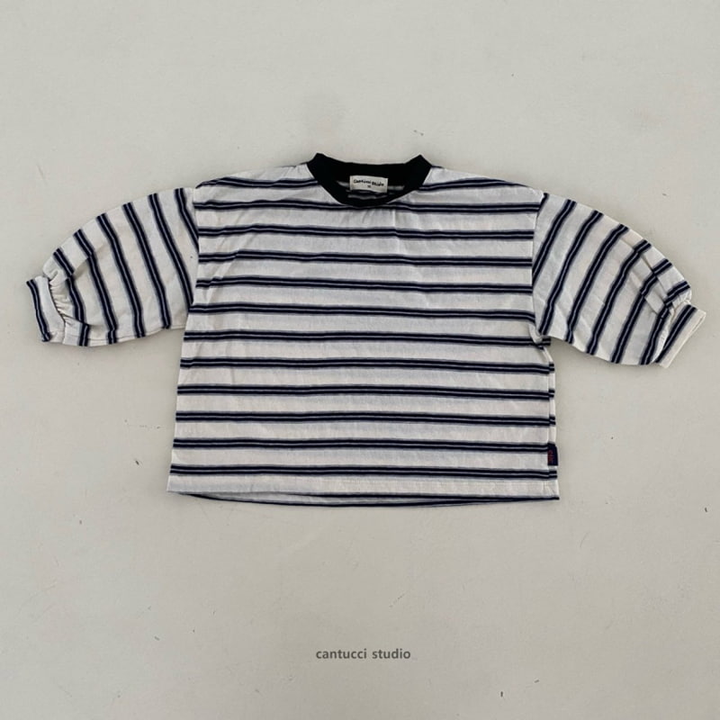 Cantucci Studio - Korean Children Fashion - #toddlerclothing - Saint Stripe Tee with Mom - 2