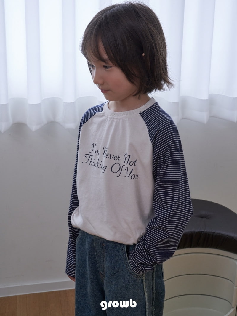 Grow B - Korean Children Fashion - #childofig - Zanzan Raglan Tee - 5