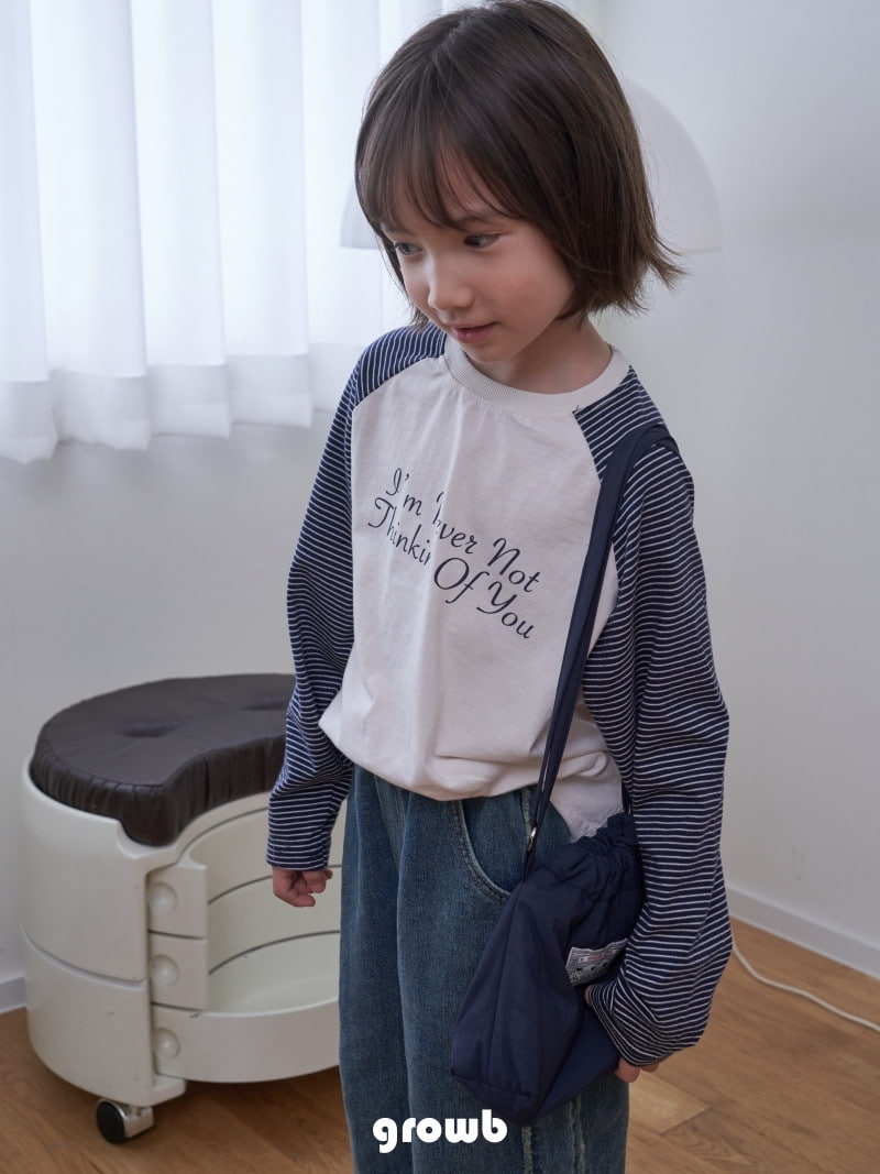 Grow B - Korean Children Fashion - #childrensboutique - Zanzan Raglan Tee - 6