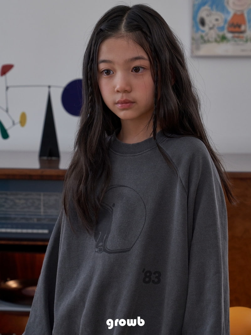 Grow B - Korean Children Fashion - #childrensboutique - Motto Sweatshirts - 5