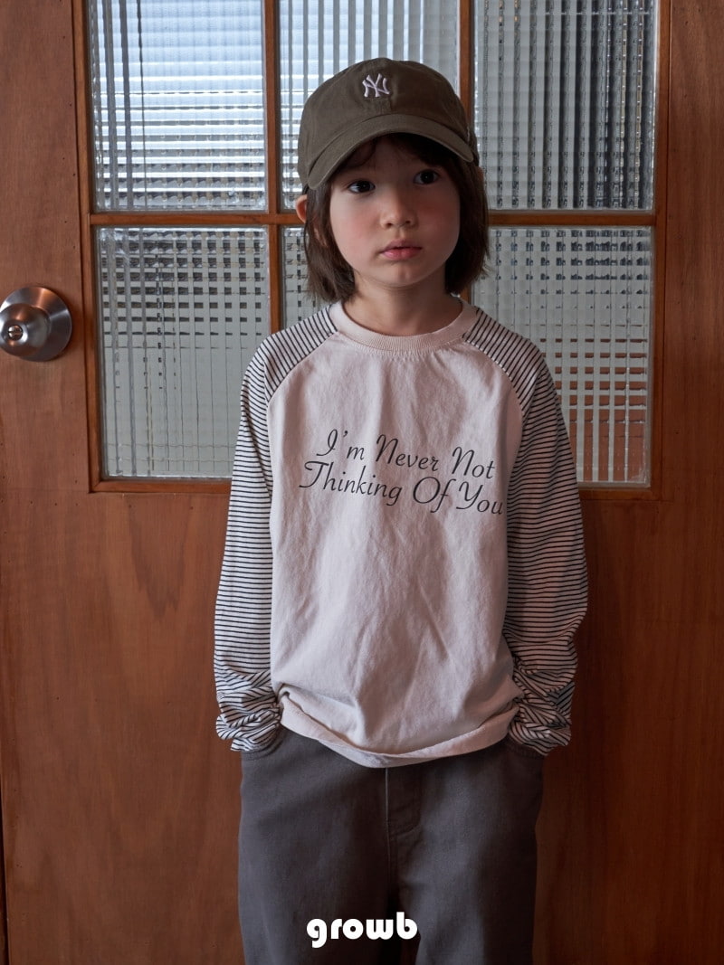 Grow B - Korean Children Fashion - #kidzfashiontrend - Zanzan Raglan Tee - 12