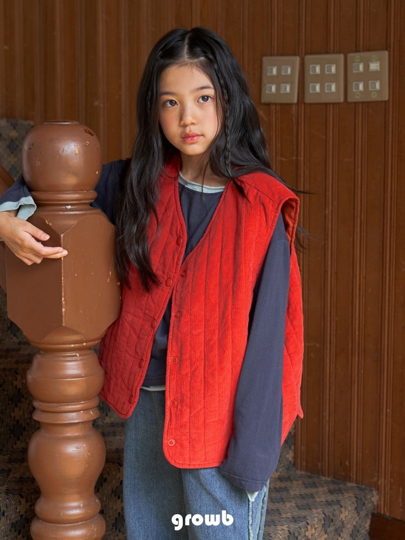 Grow B - Korean Children Fashion - #stylishchildhood - Chacha Vest - 7