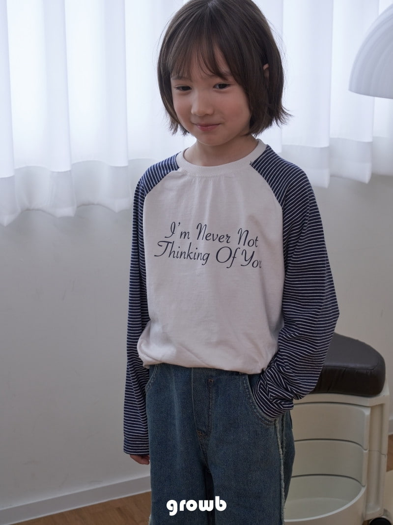 Grow B - Korean Children Fashion - #toddlerclothing - Zanzan Raglan Tee - 4