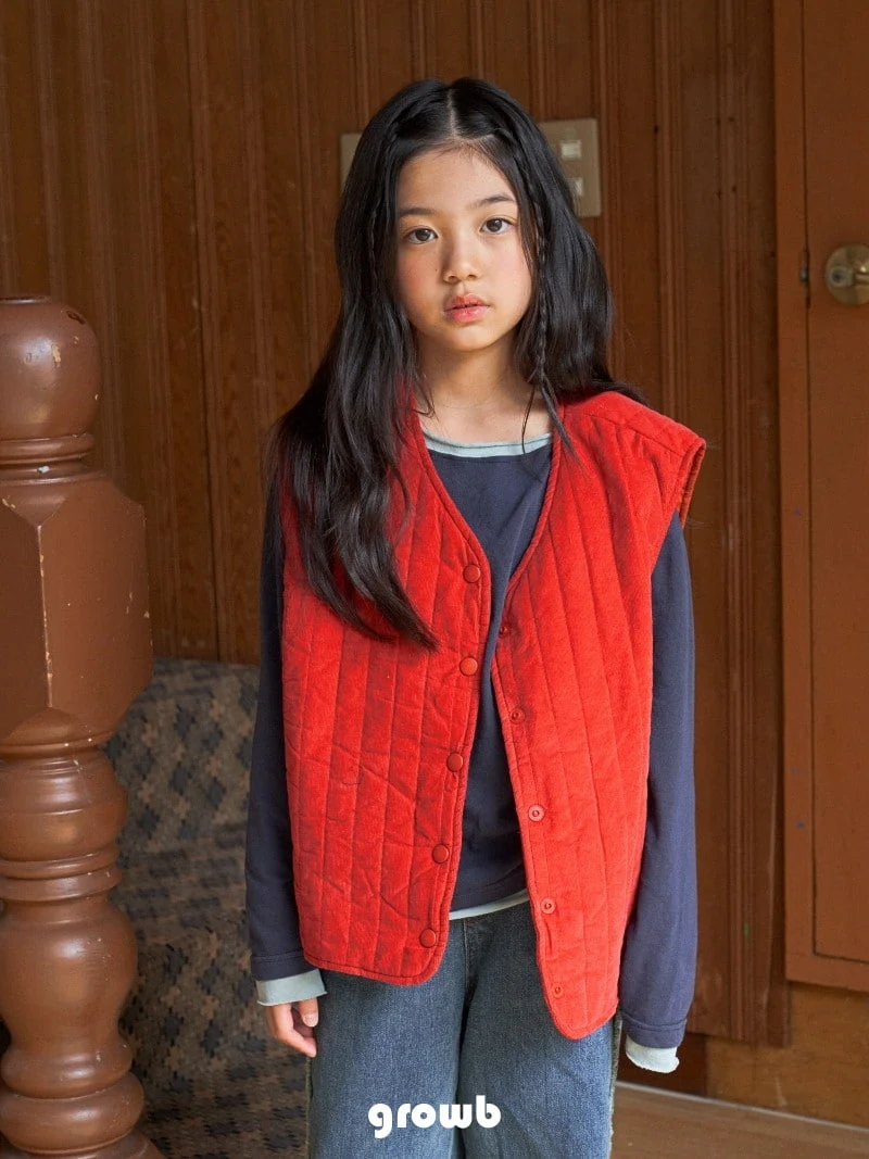 Grow B - Korean Children Fashion - #todddlerfashion - Chacha Vest - 5