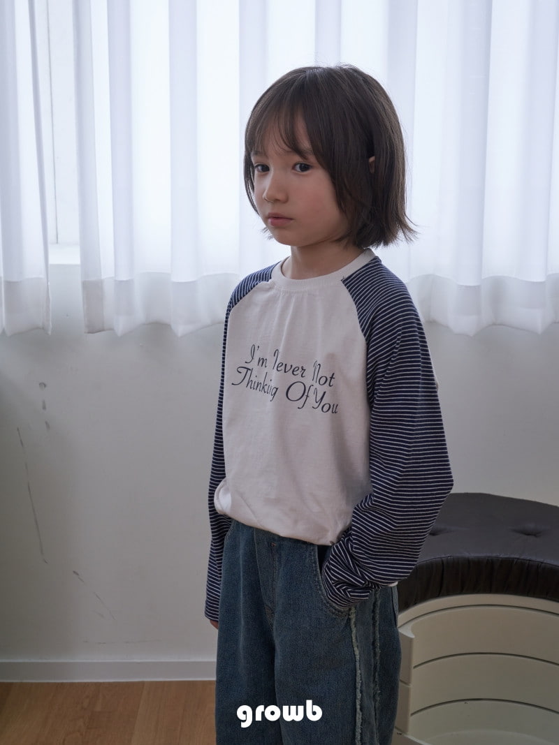 Grow B - Korean Children Fashion - #toddlerclothing - Zanzan Raglan Tee - 3