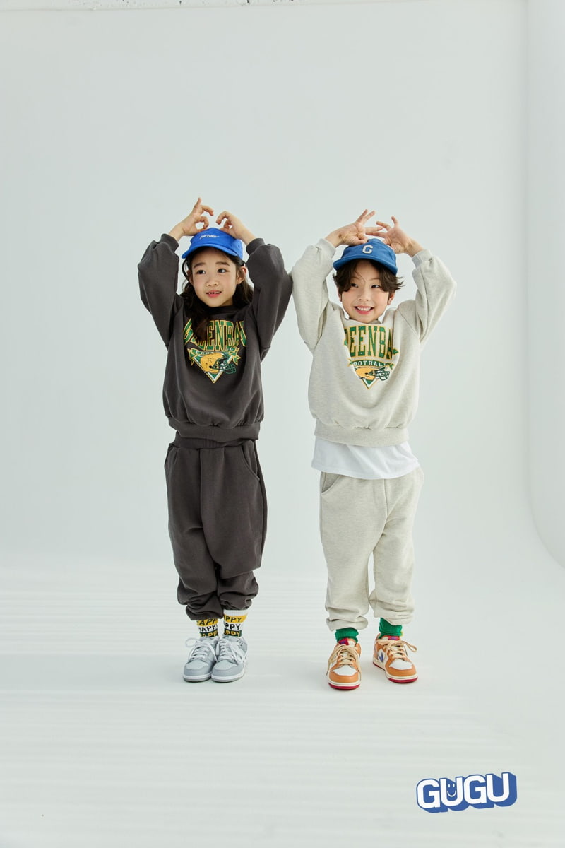 Gugu Kids - Korean Children Fashion - #childofig - Greenbay Top Bottom Set - 11