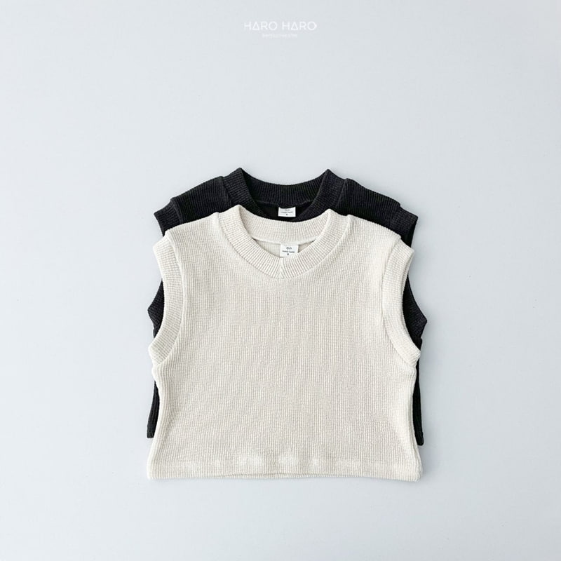 Haro Haro - Korean Children Fashion - #childrensboutique - Scarlet Knit Vest - 2