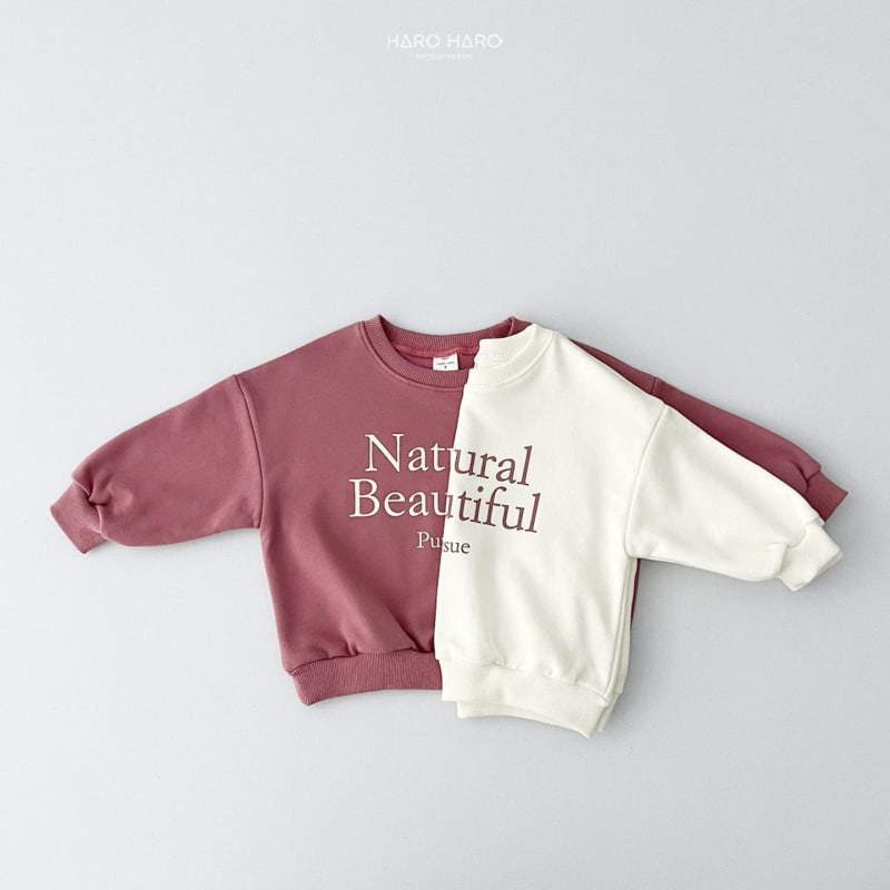 Haro Haro - Korean Children Fashion - #childrensboutique - Natural Sweatshirts - 3