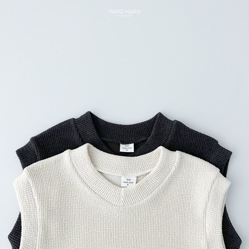 Haro Haro - Korean Children Fashion - #designkidswear - Scarlet Knit Vest - 3