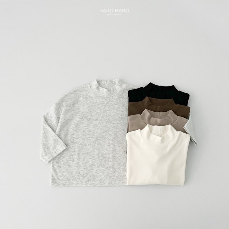 Haro Haro - Korean Children Fashion - #designkidswear - Automne Half Turtleneck Tee - 6