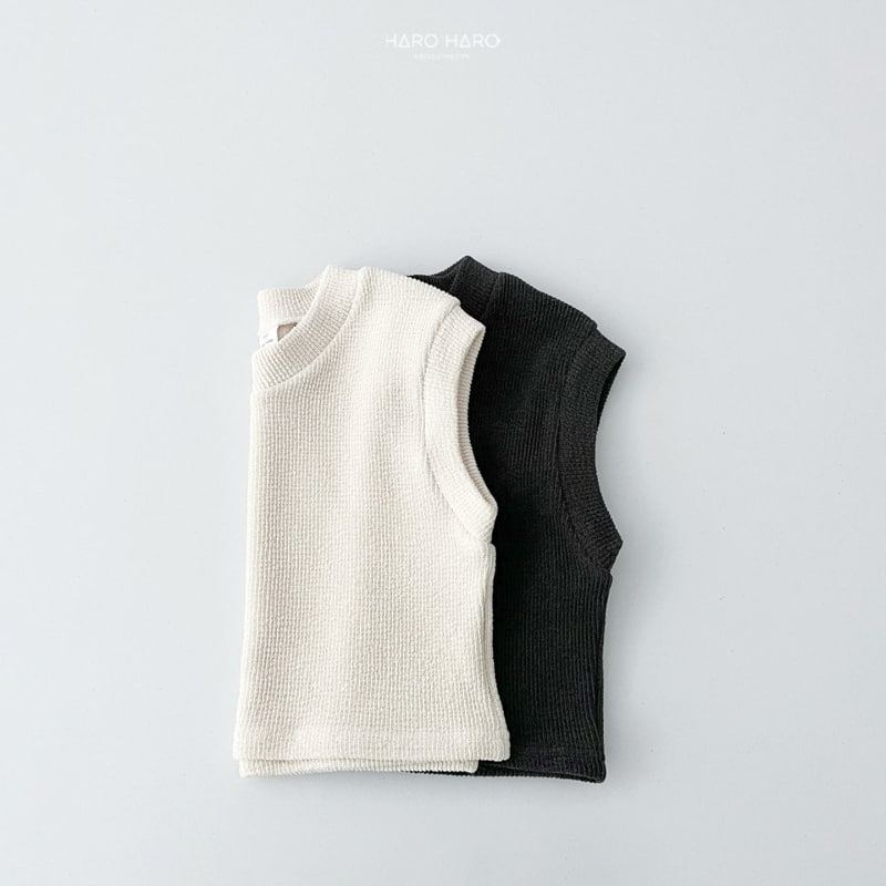 Haro Haro - Korean Children Fashion - #designkidswear - Scarlet Knit Vest - 4